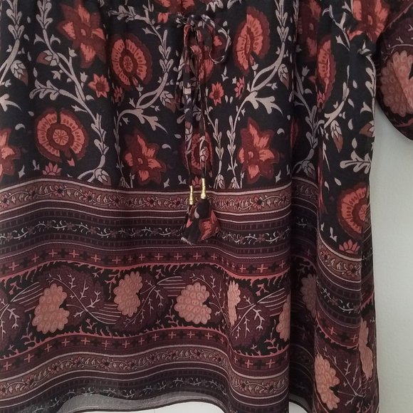 Ulla Johnson Silk Boho Floral Dress - Picture 10 of 13